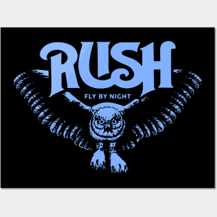 rush fly by night Posters and Art
